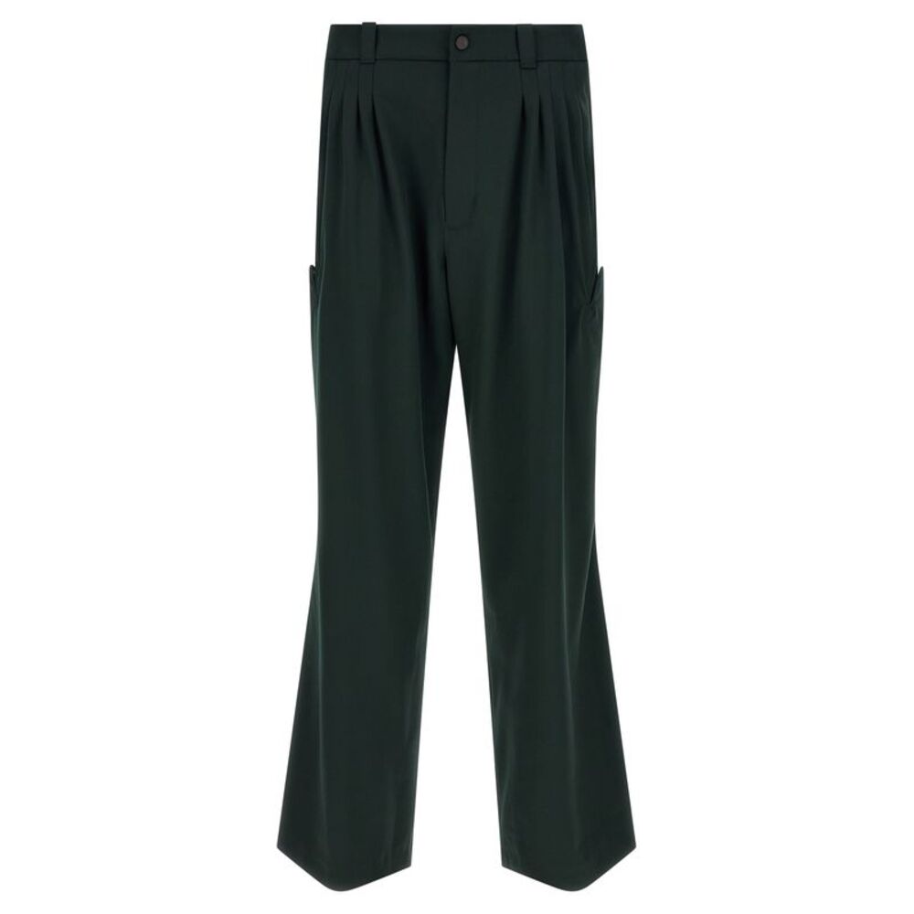 Kiko Kostadinov Bicolor Virgin Wool Casual Men's Pants
